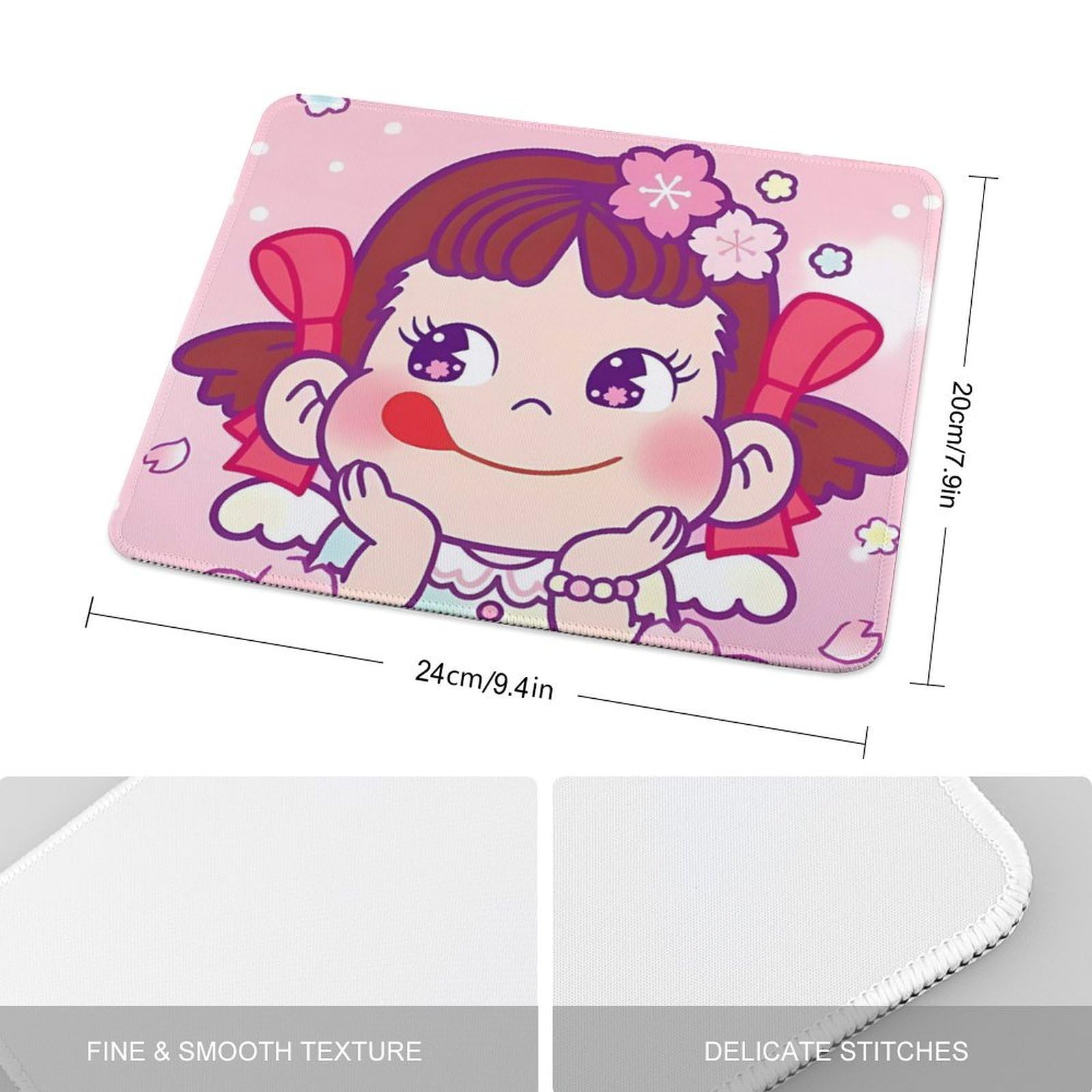 Amazon.co.jp: ペコちゃん マウスパッド ゴム 防水 滑り止め
